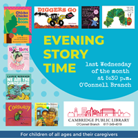 Event image for Evening Family Story Time (O'Connell)