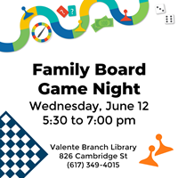 Event image for Family Board Game Night (Valente)