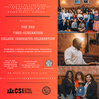 Event image for The 3rd First-Generation College Graduates Celebration