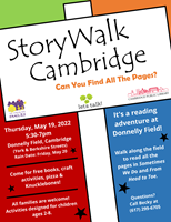 Event image for StoryWalk Cambridge - Donnelly Field