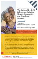 Event image for The Unique Needs Of Solo Agers: Building Health, Community, and Emotional Support