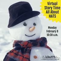 Event image for Virtual Story Time: Hats!