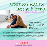 Event image for Tween/Teen Virtual Hangout: Yoga Sessions with Jaylee Momplaisir
