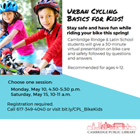 Event image for Urban Cycling Basics for Kids!