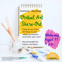 Event image for Summer Reading: Art Share-Out (Virtual)