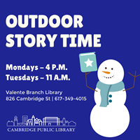 Event image for CANCELED Outdoor Story Time (Valente)