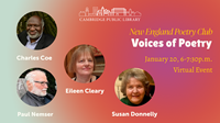 Event image for An Evening of Exceptional Poetry with Four Award-winning Poets (Virtual)
