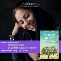 Event image for Homeira Qaderi Presents Dancing in the Mosque: An Afghan Mother's Letter to Her Son (A Bilingual Event)