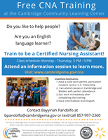 Event image for Online Certified Nursing Assistant (CNA) Training Program Information Sessions