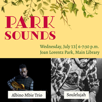 Event image for CPL PARK SOUNDS: Soulelujah and Albino Mbie Trio