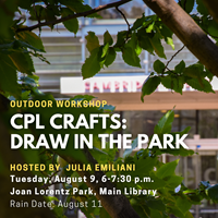Event image for CPL Crafts: Draw in the Park
