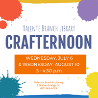 Event image for Summer Reading: Crafternoon (Valente)