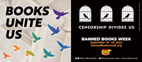 Event image for Books Unite Us: Drop-in for Banned Books Week (O'Neill)