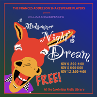Event image for The Shakespeare Players Present A Midsummer Night's Dream