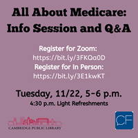 Event image for All About Medicare: Info Session and Q&A (Hybrid)
