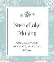 Event image for Snowflake Making (Collins)