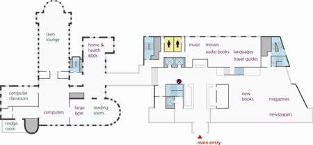 First floor layout of CPL