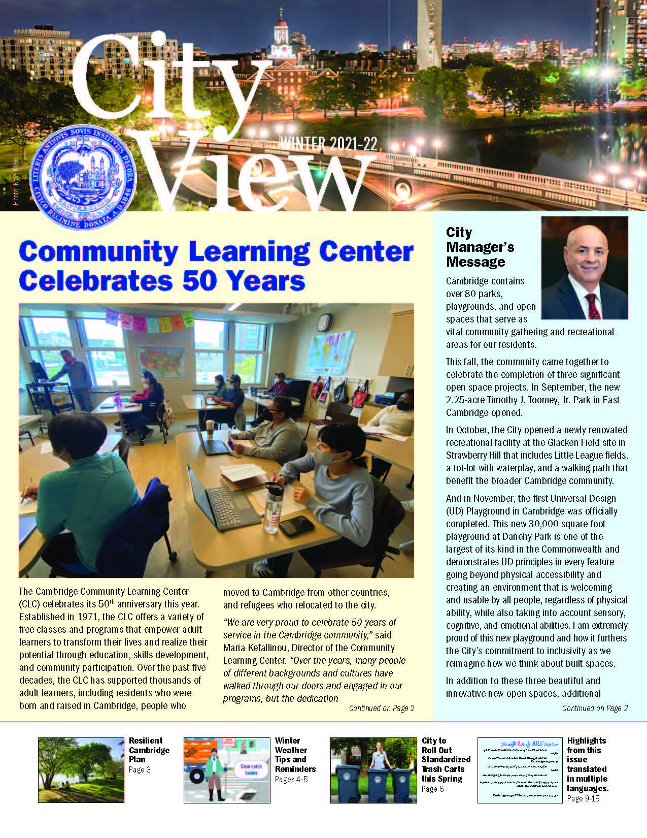 CityView Winter Front Cover