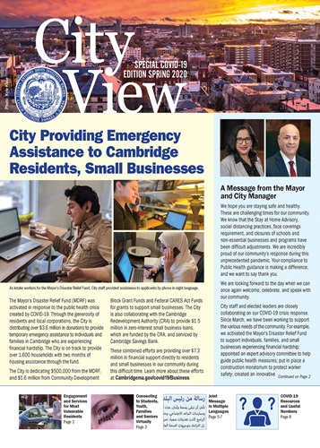 CityView Newsletter Cover Special COVID-19 Edition Spring 2020