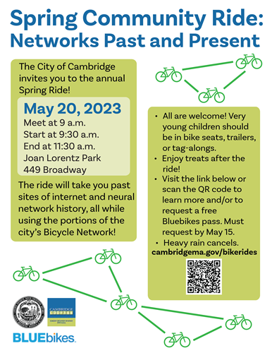 May 20th Spring Community Ride Flyer