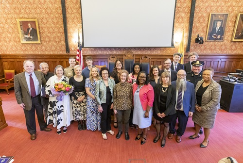 Recipients of the 2024 Outstanding City Employee Award and the 2023 and 2024 Brian Murphy Awards for Leadership in the Workplace and Public Service