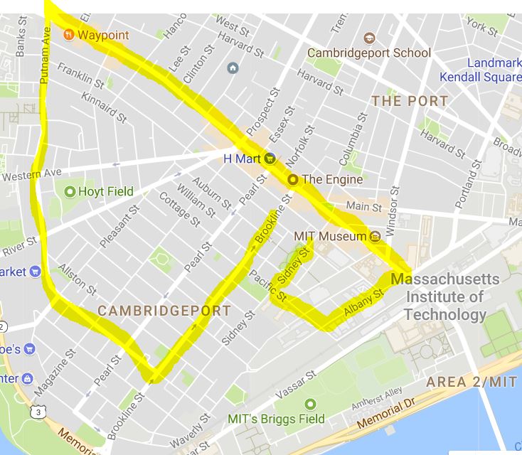 Winter Classic 5K Route Map