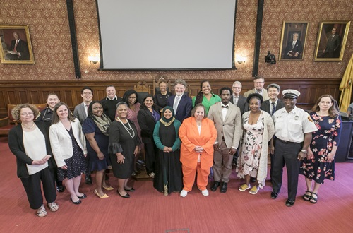 2023 City of Cambridge Outstanding City Employee Award Recipients Group Photo by Kyle Klein