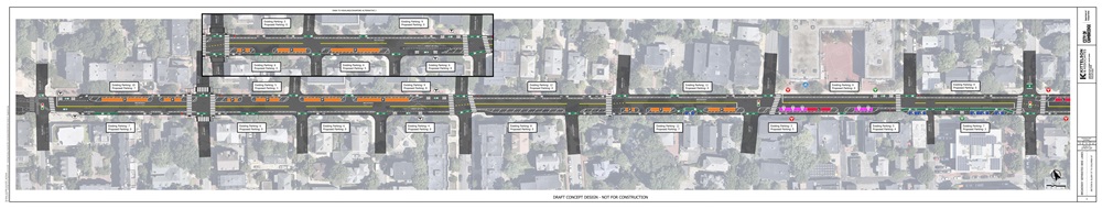 Broadway Separated Bike Lane Design Plan Page 1