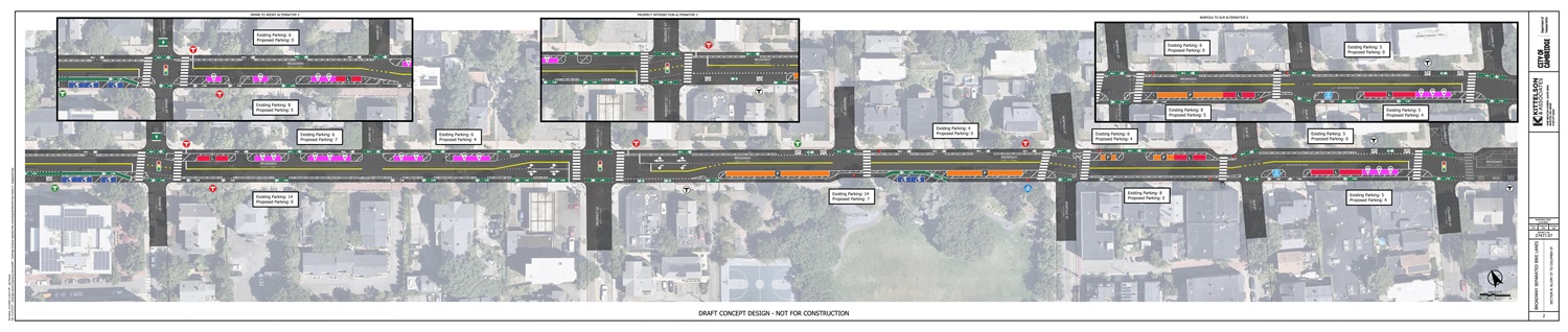 Broadway Separated Bike Lane Design Plan Page 2