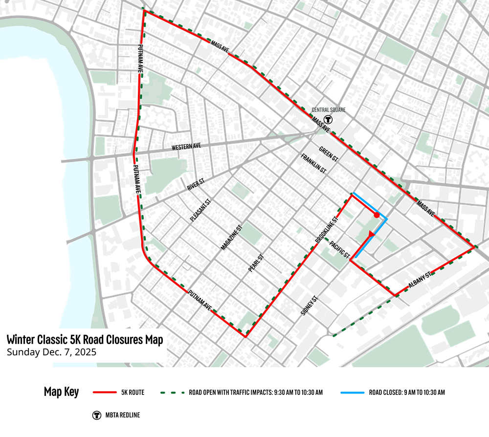 Aerial Map of the Winter Classic Route