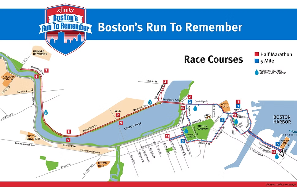 run to remember course map