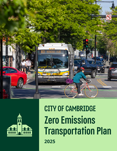 Screenshot of the Zero emissions transportation plan cover photo
