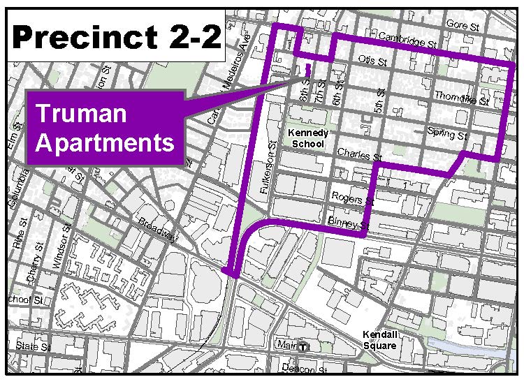 Map of Ward 2 Precinct 2