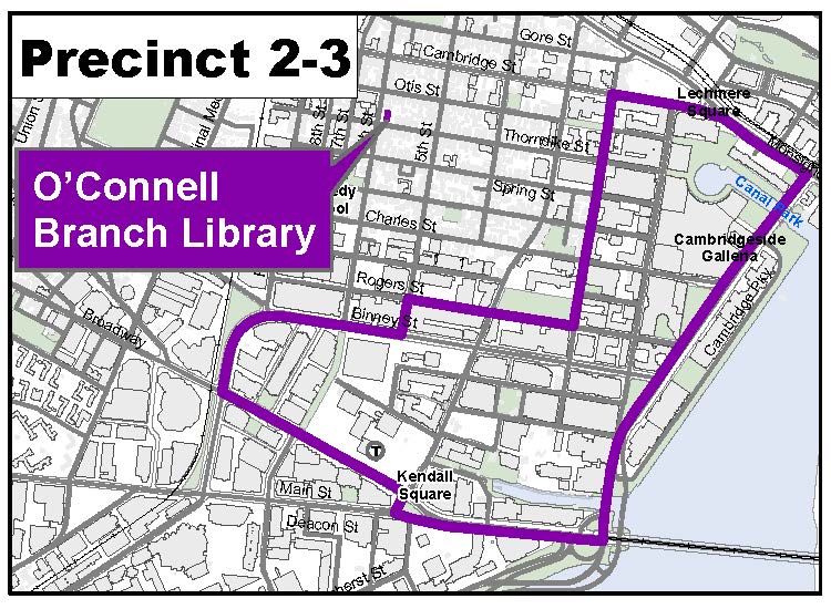 Map of Ward 2 Precinct 3