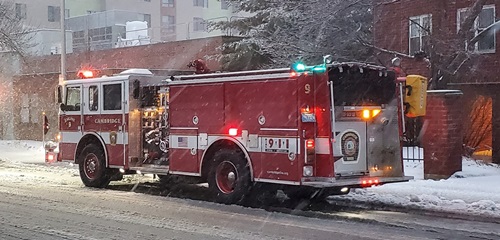 Engine 9 pump Feb 2023 in snow
