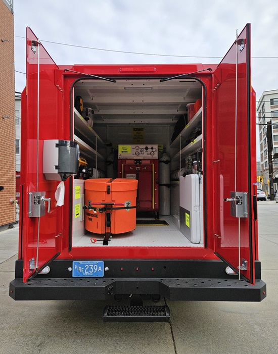 Air Suppy 1 - rear view with rear doors open