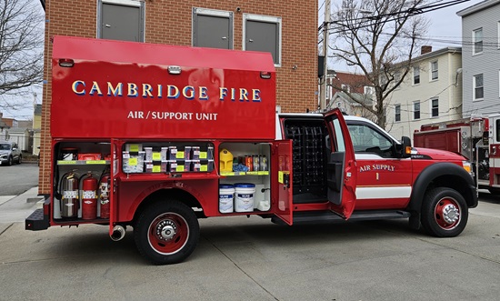 Air Suppy 1 - Right side view with compartments open