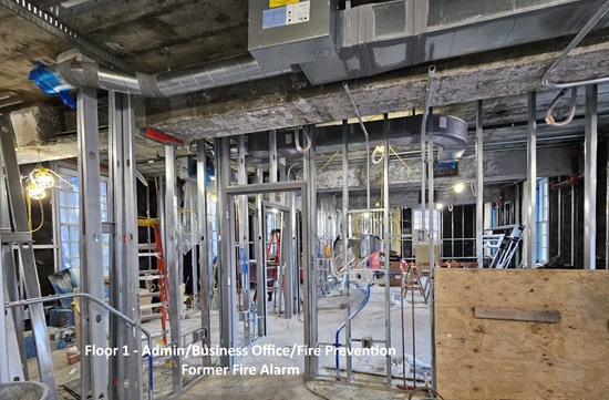 Fire Headquarters reconstruciton update - Dec 18, 2025 - 2