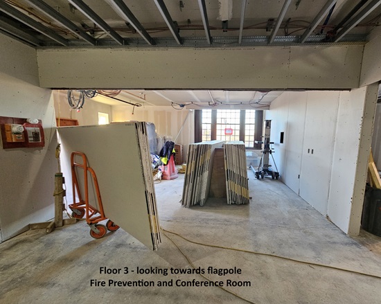 Fire Headquarters reconstruciton update - Dec 18, 2025 - 16