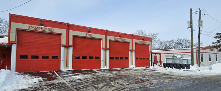 Station 10 - Hovey Av - the quarters of Engine 1, Ladder 1, Rescue 1, and Dive 1