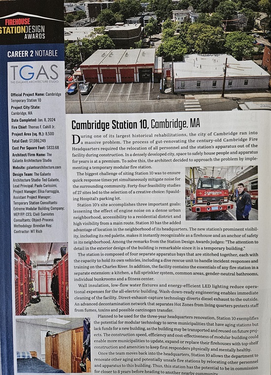 firehouse station design awards - 2