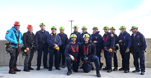Rope Rescue training - 23 Oct 2025 - entire group