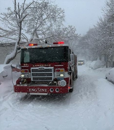 Engine 5 response during the blizzard of Feb 23, 2026