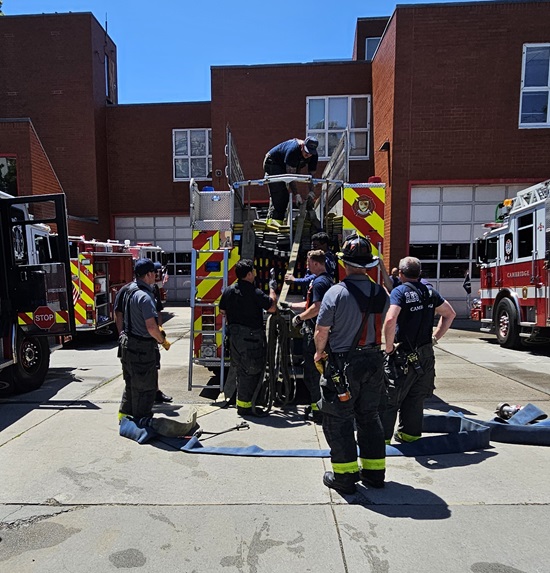 firefighter training review - June 4, 2026 - making up hose, tools, and equipment