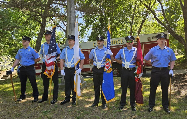 Cambridge Firefighters Memorial Sunday - Honor Guard