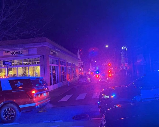 Working Fire Box 45-627 - 2 Forest St - view from Mass Av