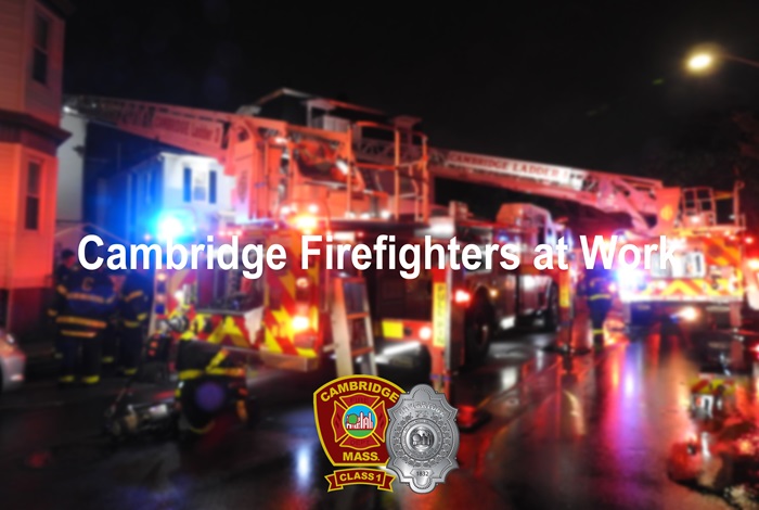 Cambridge Firefighters at work