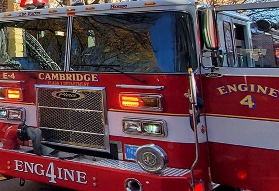 Engine 4 banner for clothes dryer fires