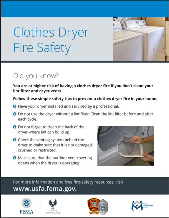 clothes dryer fires 101775