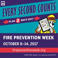 logo for fire prevention week 2017